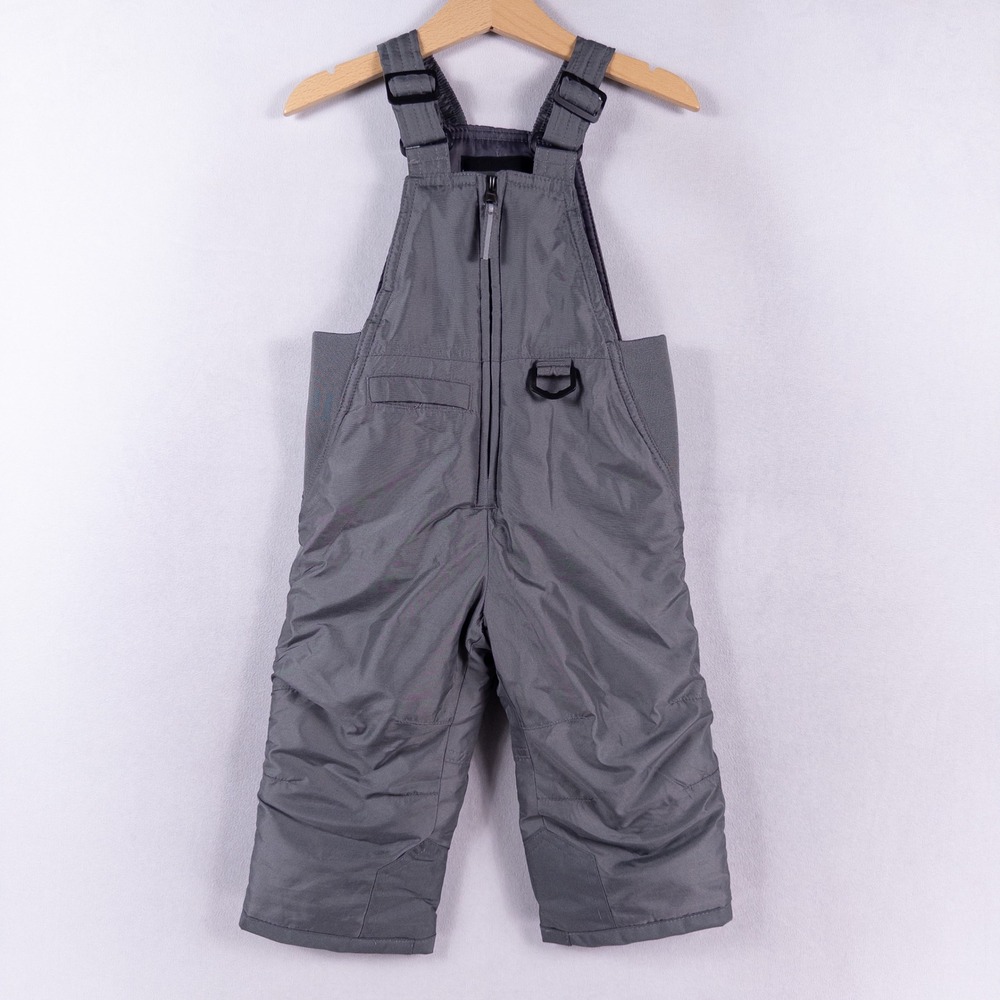 Arctic Quest Baby Snow Bib Overalls 18M Gray Insulated Winter Ski Pants Unisex